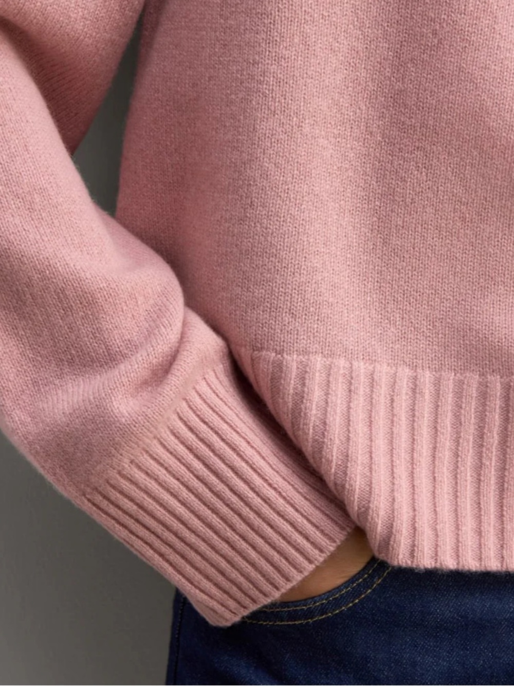 Everlane The Boxy Crew in Cashmere Clay Pink XL - Picture 5 of 13